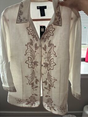 Carol Little Embroidered Tunic
